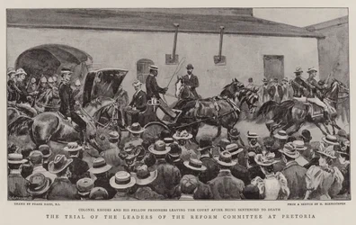 Der Prozess der Führer des Reformkomitees in Pretoria